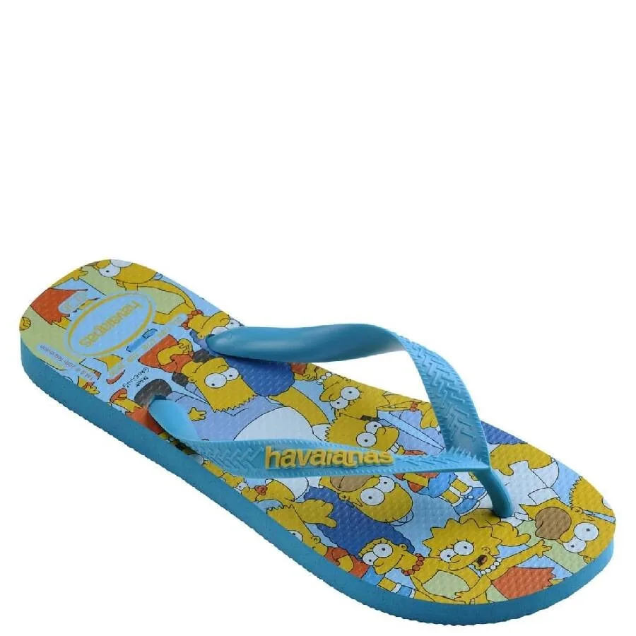 Резиновые шлепанцы Havaianas с графическим принтом Симпсонов, размер бренда 45/46 (US размер M 13) — фото 2