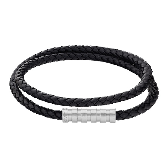 

Calvin Klein Браслет из нержавеющей стали с логотипом Men's Silver/Black