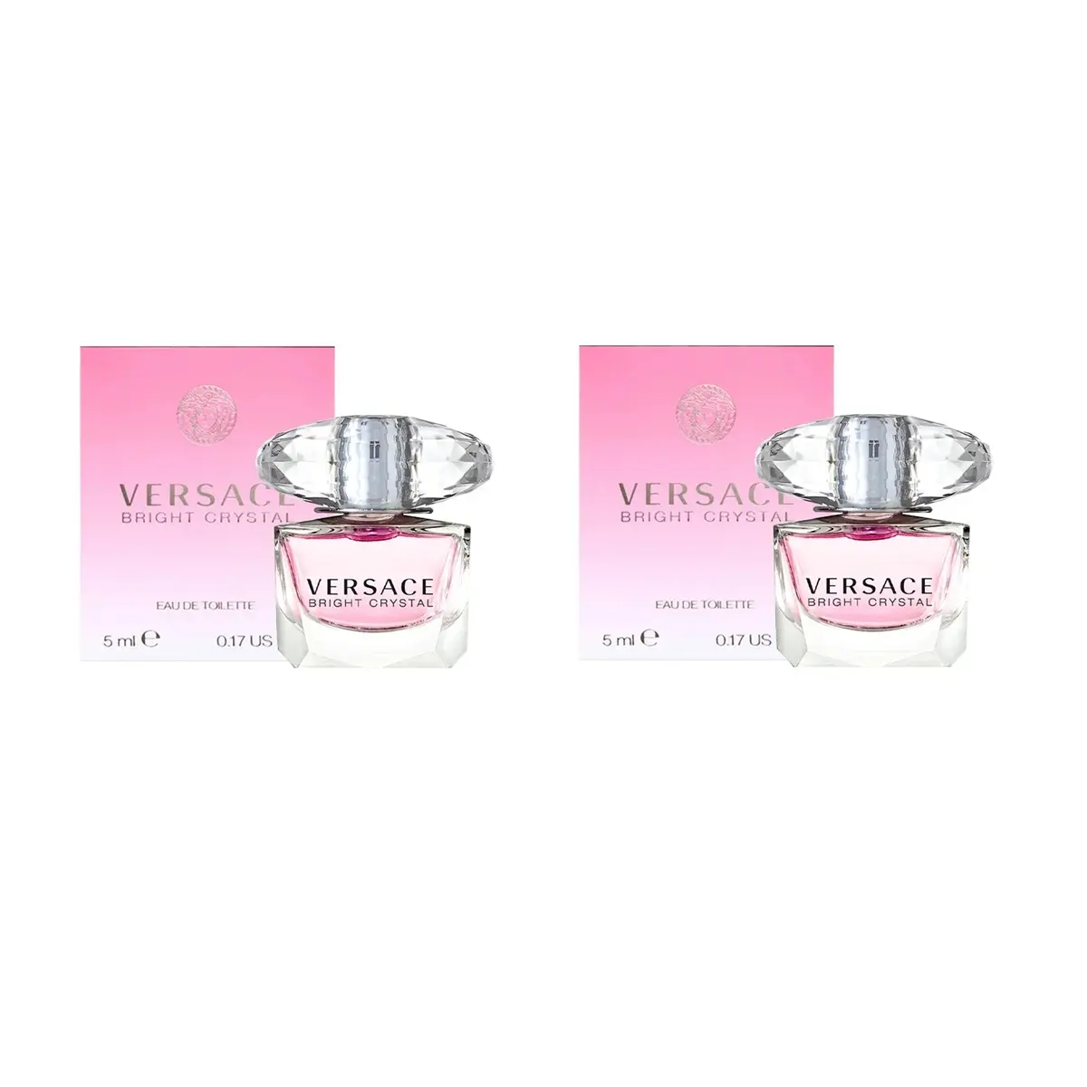 

VERSACE Розовый кристалл алмаз пробный набор туалетная вода помело пион лотос испытайте удовольствие 5ml хэллоуин