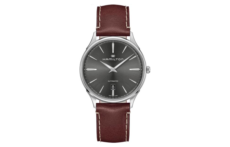 

Hamilton Часы Jazzmaster Thinline Auto H38525881, Gray Dial