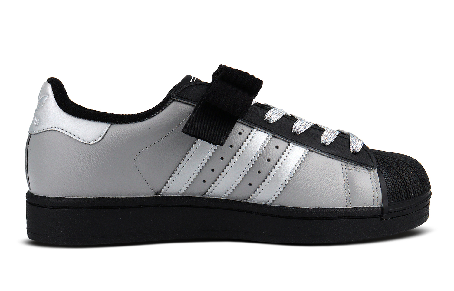 Adidas Originals Superstar 2 Low top детские скейтбординг кроссовки Black Silver для подростков — фото 3