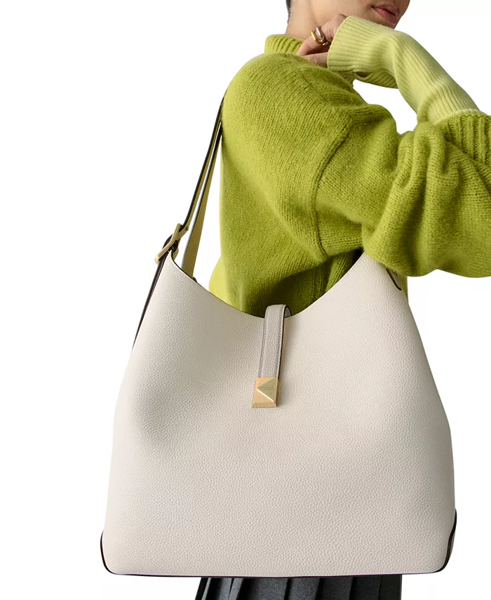 

Сумка на плечо Deco Colorblock из шагреневой кожи kate spade new york, коричневый/бежевый