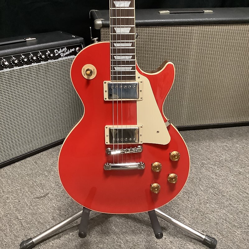

Электрогитара 2023 Gibson Les Paul Standard 50s Plain Top Cardinal Red