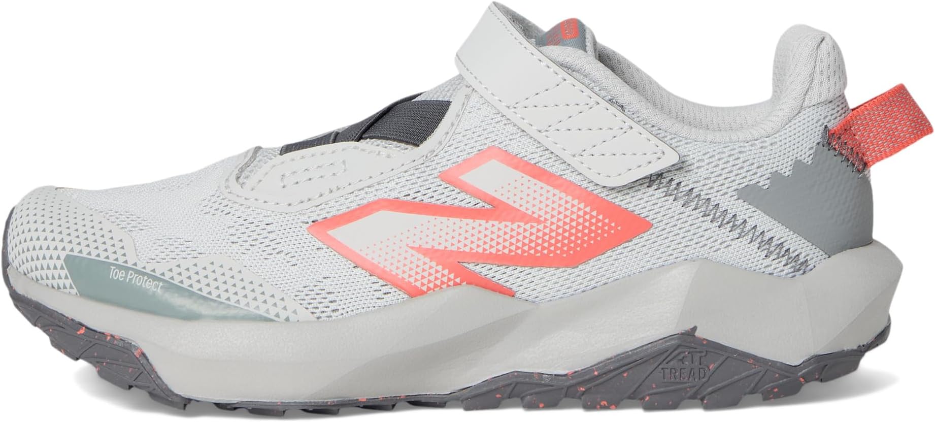 Кроссовки New Balance Kids Dynasoft Nitrel V6 Bungee Lace With Top Strap, цвет Grey Matter/Slate Grey/Flare — фото 4