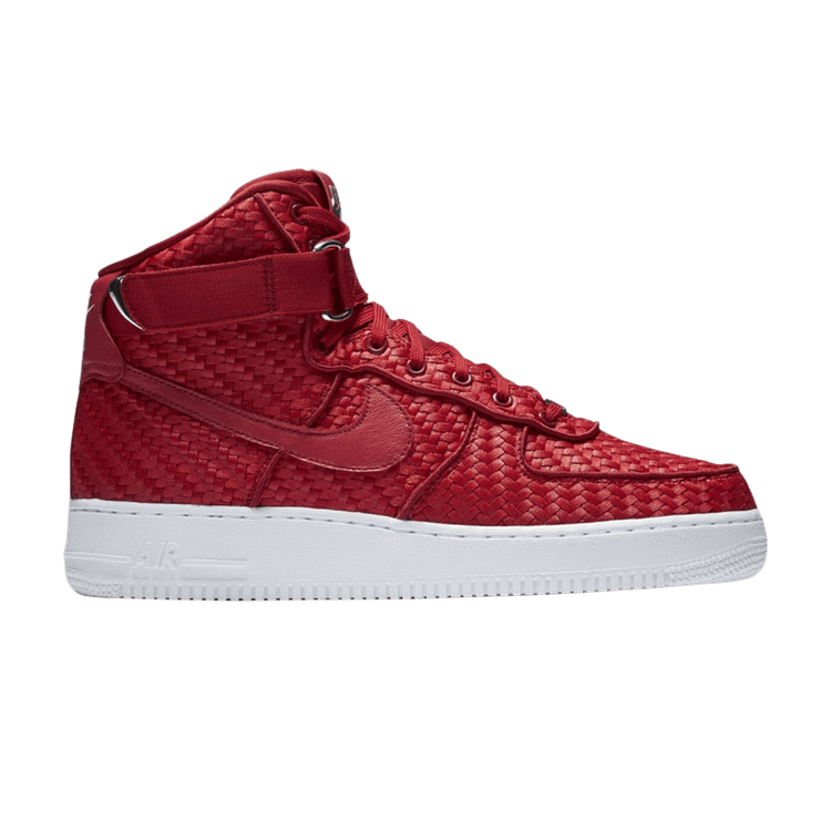 

Кроссовки Nike Air Force 1 High '07 LV8 Woven 'Gym Red', красный