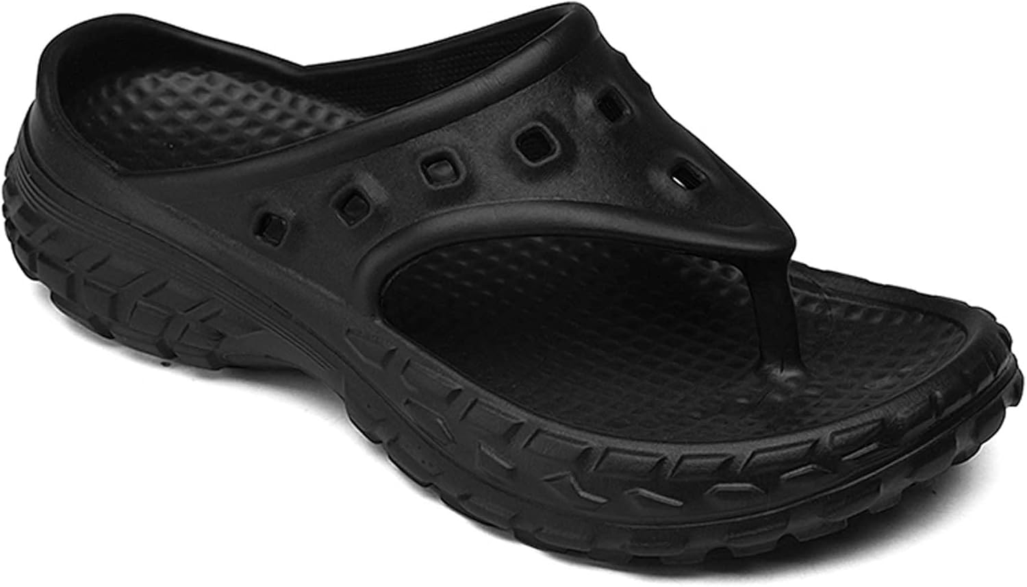 

Мужские летние повседневные шлепанцы с легкой мягкой подошвой, противоскользящие пляжные и бассейновые сандалии, удобные, износостойкие тапочки для дома и улицы Generic, черный