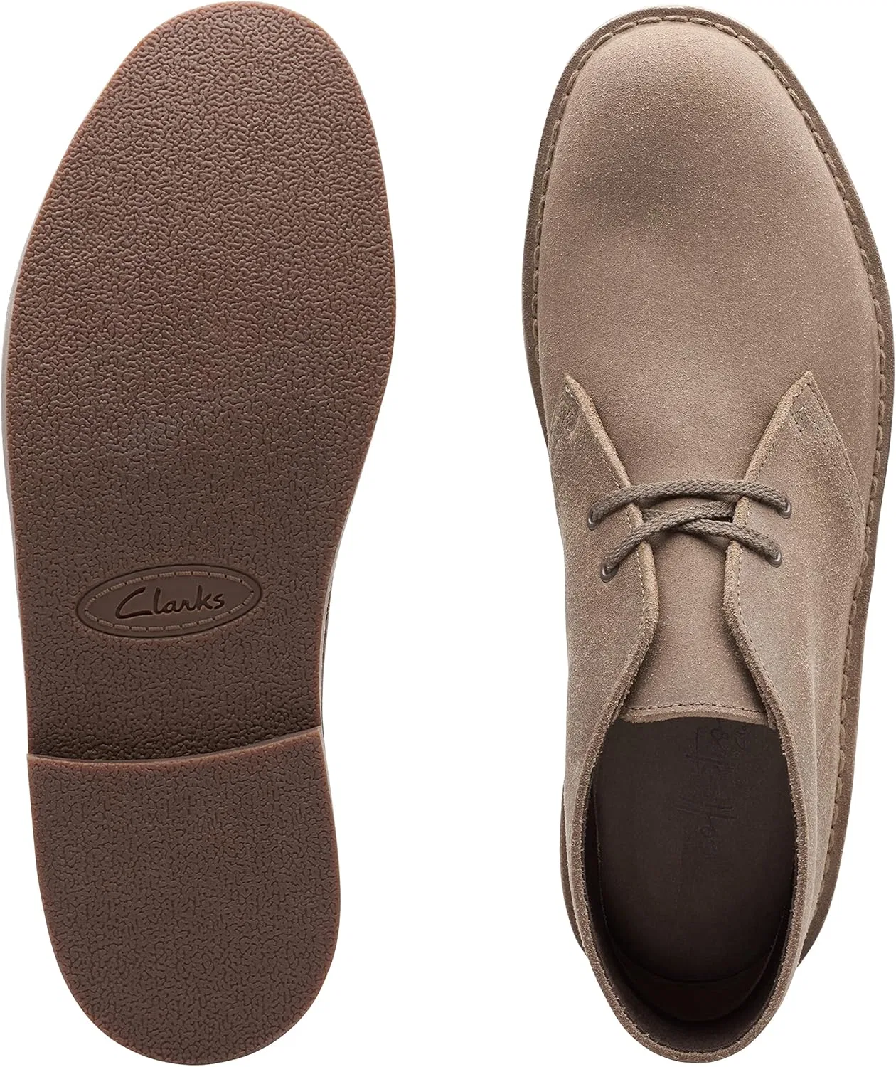 Мужские ботинки Clarks Bus Hacre 2 Desert Boots, Taupe Suede — фото 4
