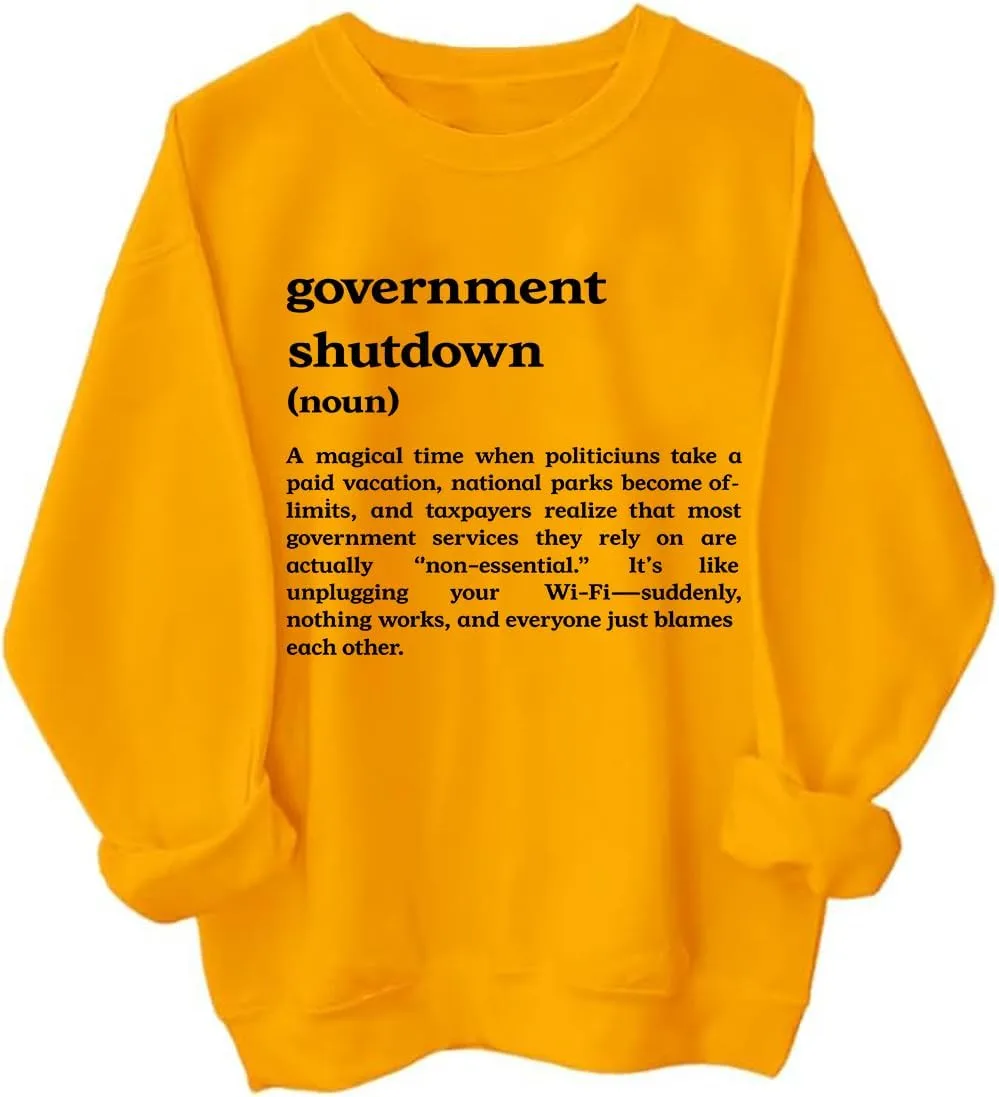

Толстовка Funny Government Shutdown Exosea