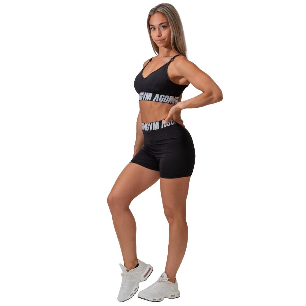 

Спортивный топ Agongym Pro High Support, черный