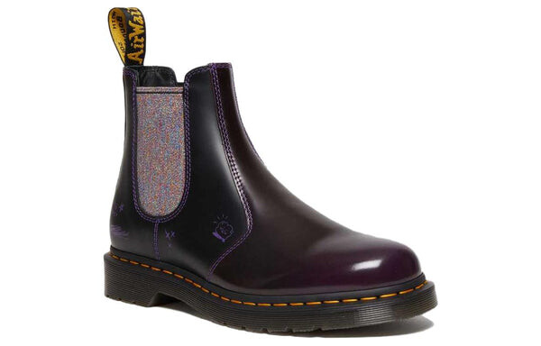 Кроссовки x bt21 2976 leather chelsea boots 'purple black' Dr. Martens, фиолетовый — фото 2