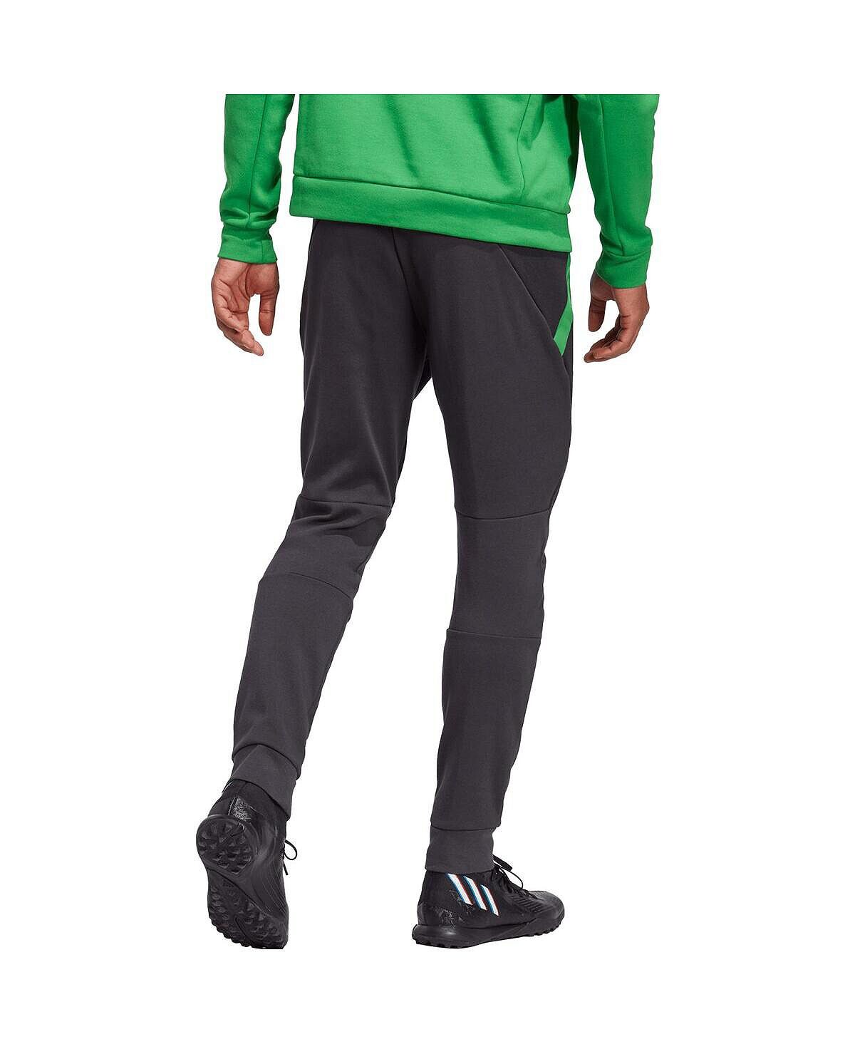 Мужские черные дорожные брюки Player 2023 Austin FC Club adidas — фото 3