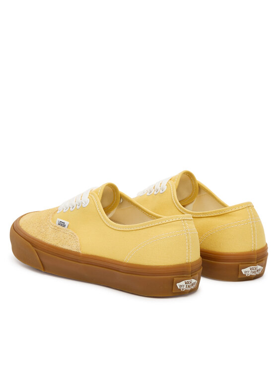 Тканевые кроссовки Authentic VN000D6GBK11 Vans, жёлтый — фото 3