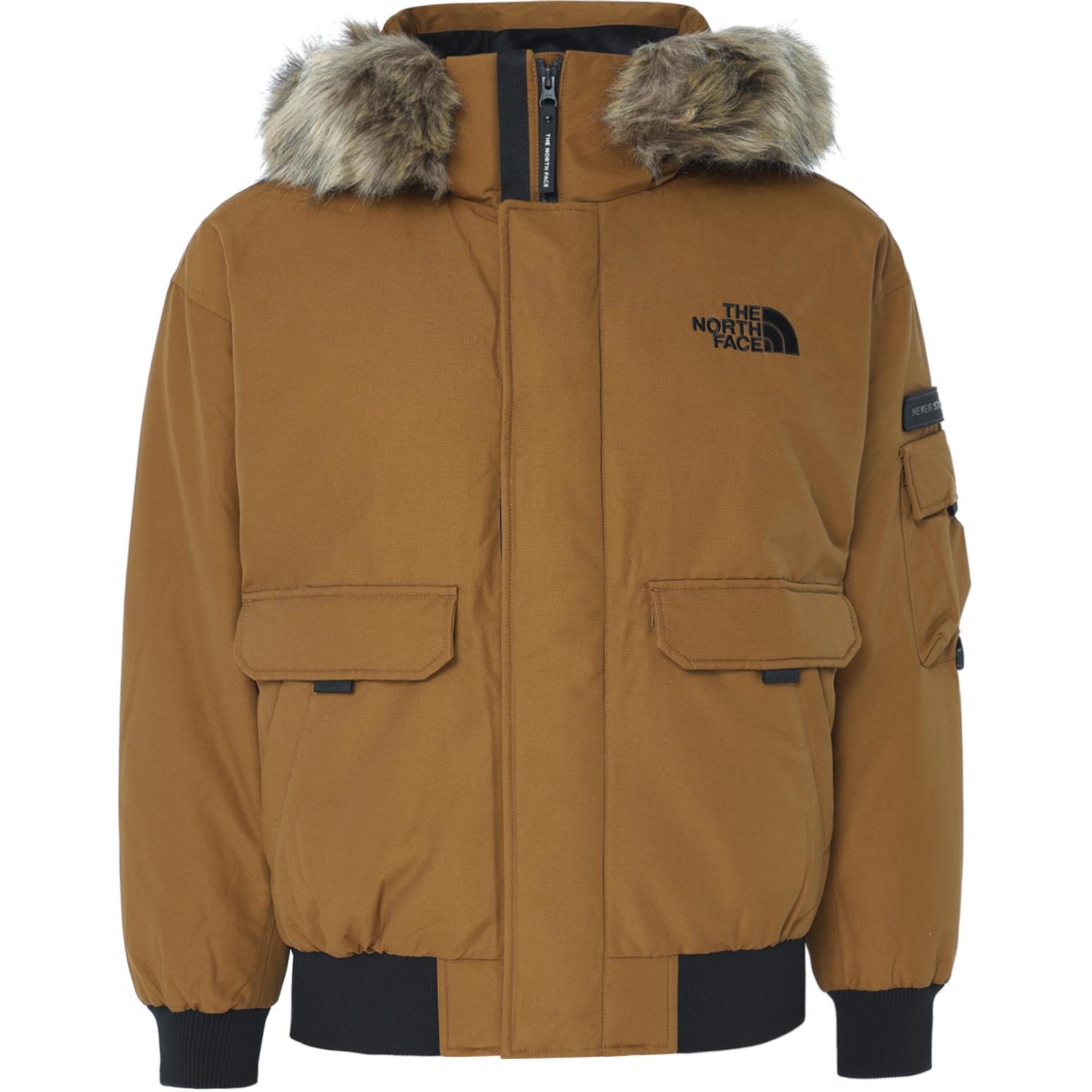 

Куртки и пальто унисекс коричневые THE NORTH FACE