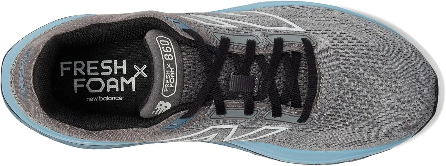 Мужские кожаные кроссовки New Balance ML574, Slate Grey, Chrome Blue, Sea Salt — фото 2