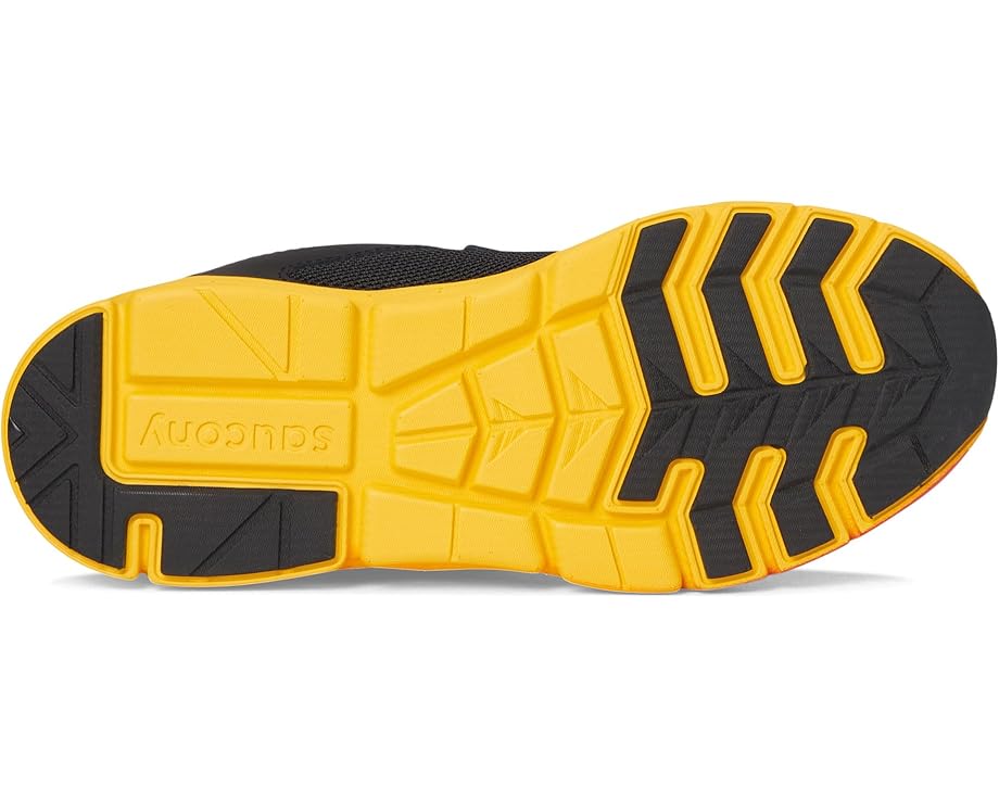 Детские кроссовки Saucony Flash Le (Little Kid/Big Kid) Saucony Kids, Black/Red — фото 3