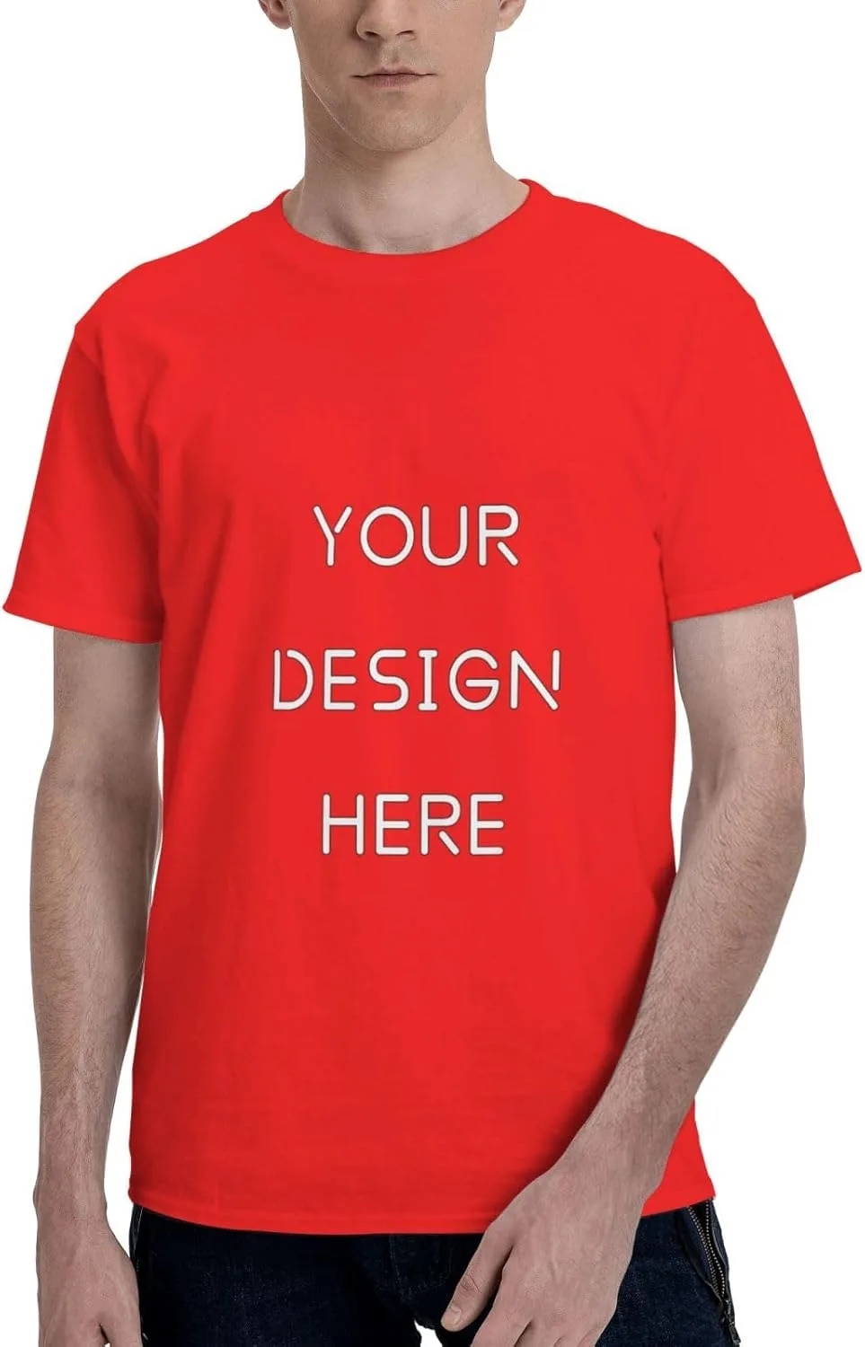 

Футболка с нанесением текста и логотипа