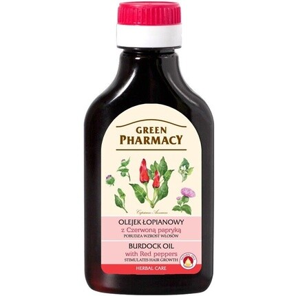 

Репейное масло с красным перцем, Зеленая аптека, 100 мл Elfa Pharm