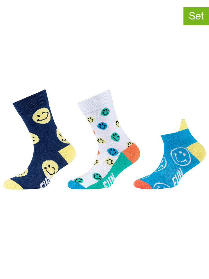 

Fun Socks Набор из 3 разноцветных носков