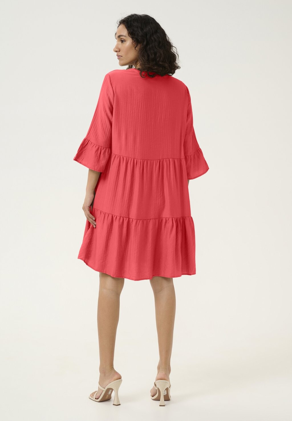 

Повседневное платье LORI Cream, коралл