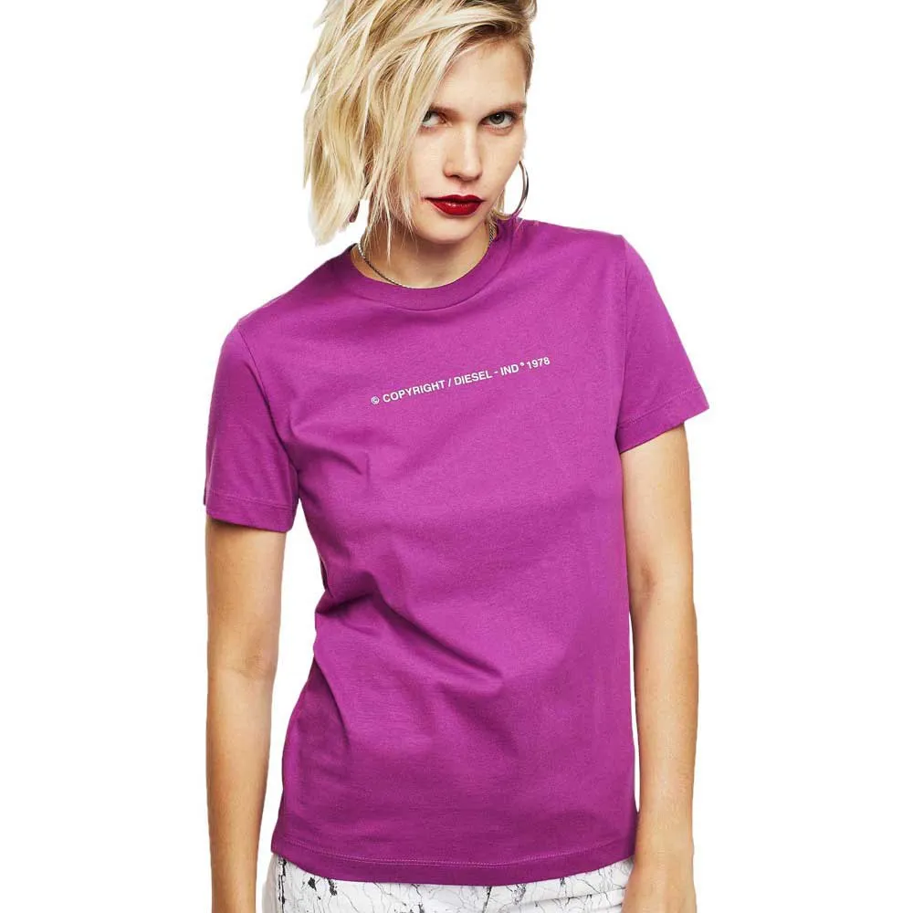 

Футболка с коротким рукавом Diesel Sily Copy, фиолетовый