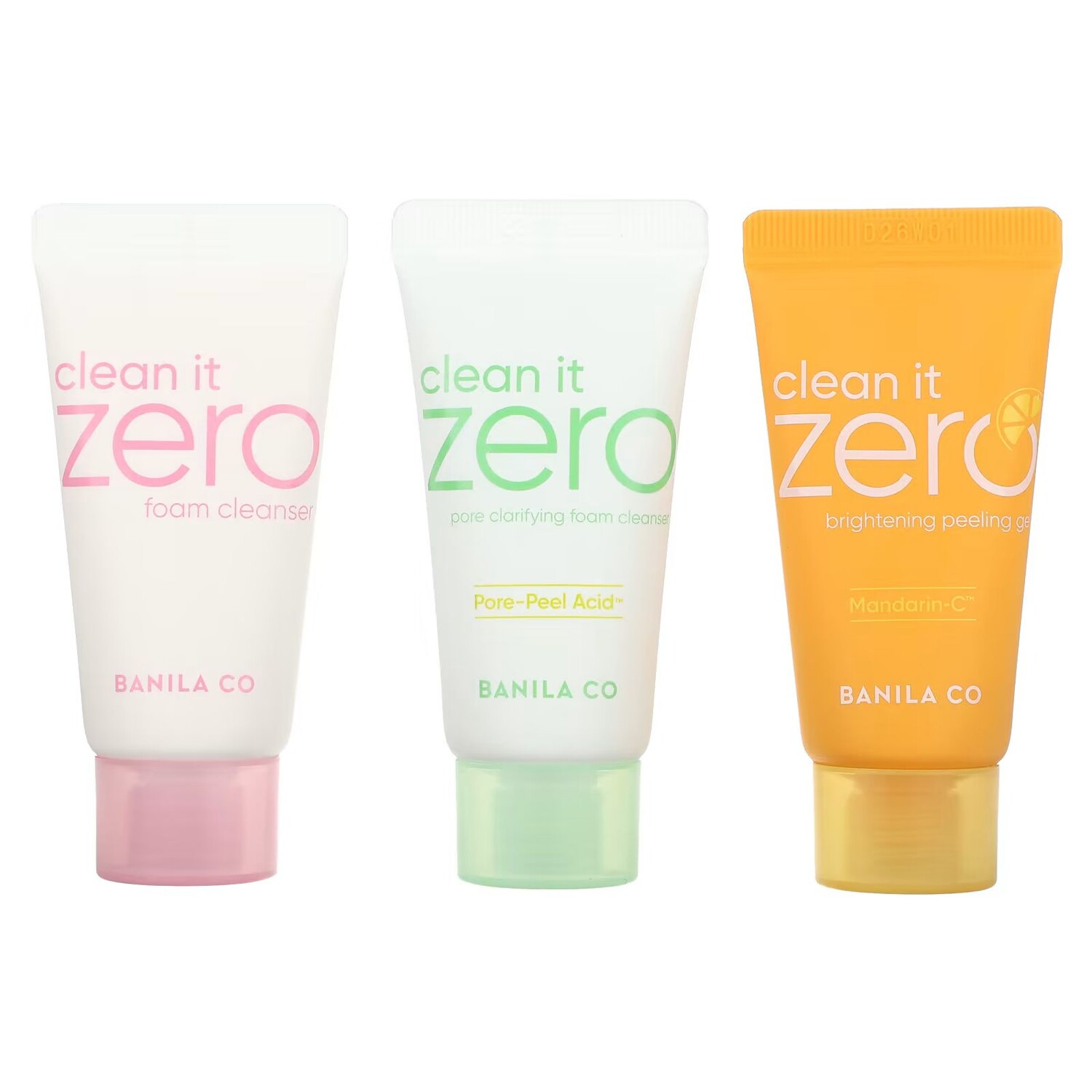 

Clean It Zero, любимая пена, набор из 4 предметов Banila Co