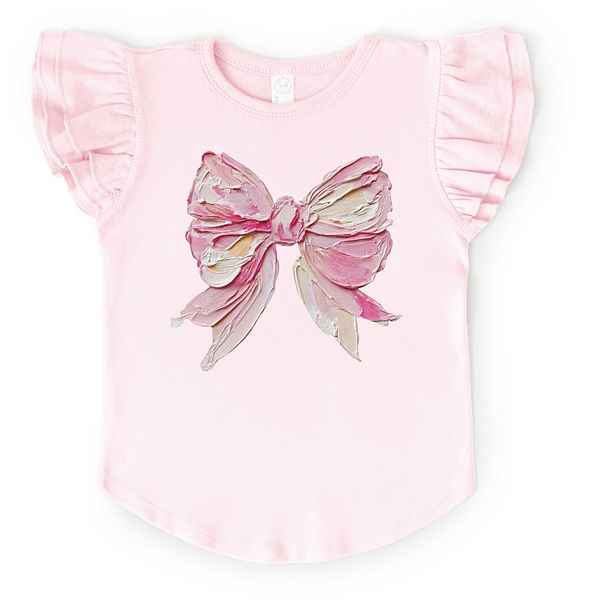 

Футболка с рукавами-фонариками и принтом в виде бантика The Juniper Shop, Ballerina