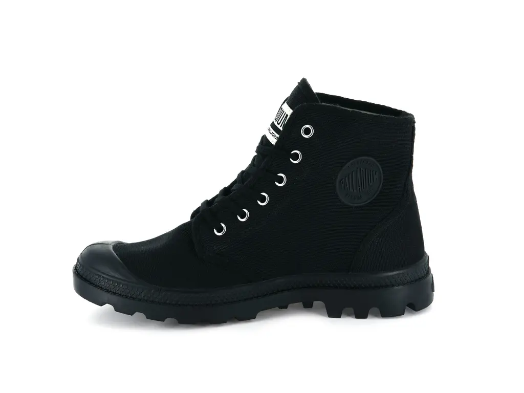 Ботинки Palladium Pampa Hi Originale 75349-060 Мужские US 4 Черный Холст Щиколотка KHD925 — фото 3