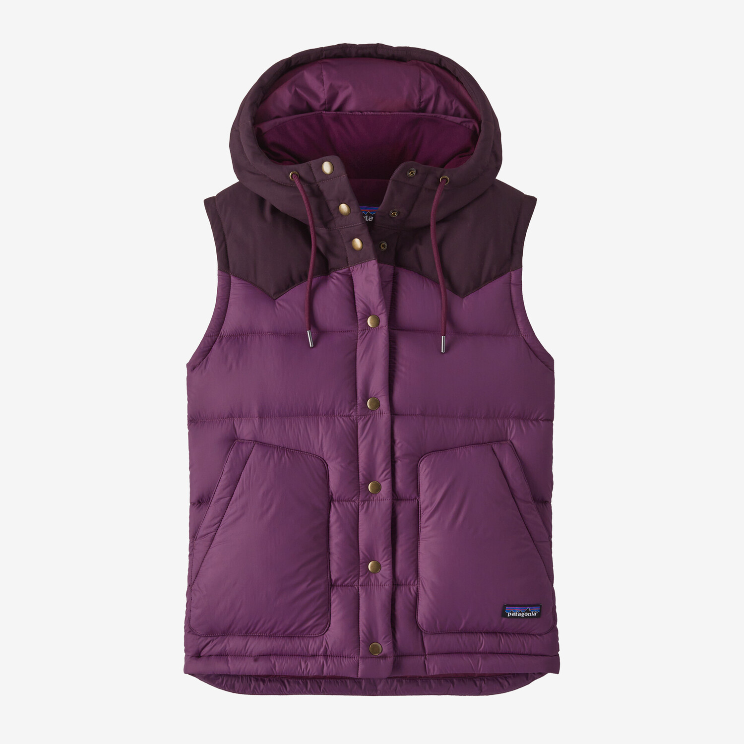 

Женский биви-жилет с капюшоном Patagonia, цвет Night Plum