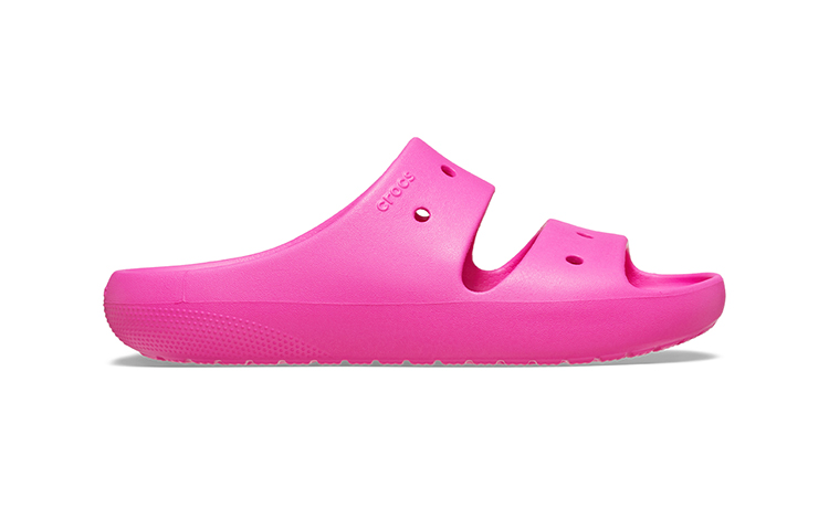Классические шлепанцы 'Розовые' Women's Crocs, Ягодные — фото 2