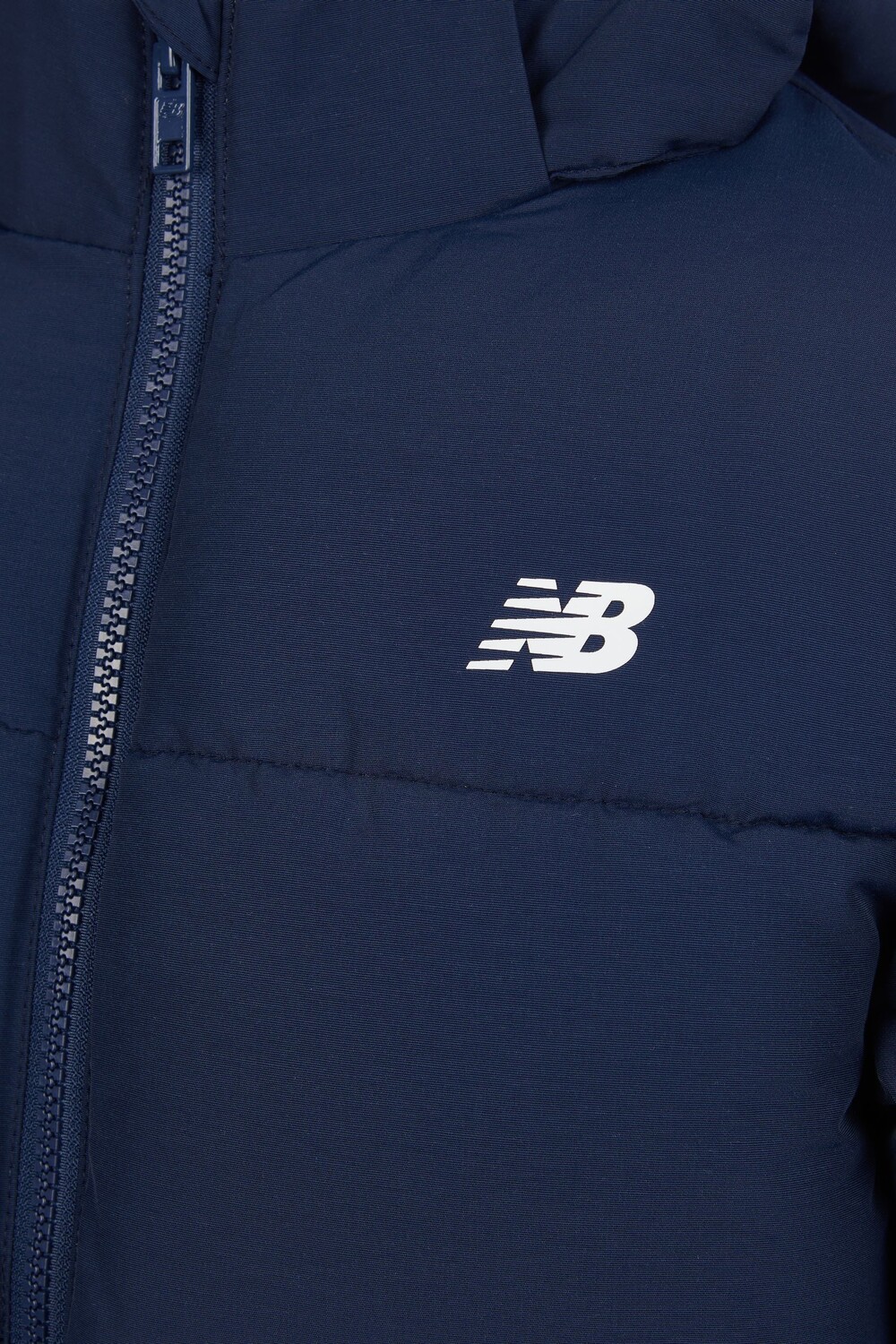 Мальчики с широкими перегородками пуховое пальто New Balance, синий — фото 4