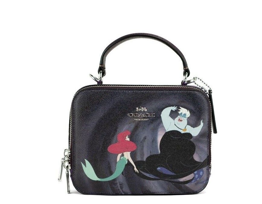 

Сумка-коробка через плечо с мотивом Disney Ursula из кожи Crossgrain Coach