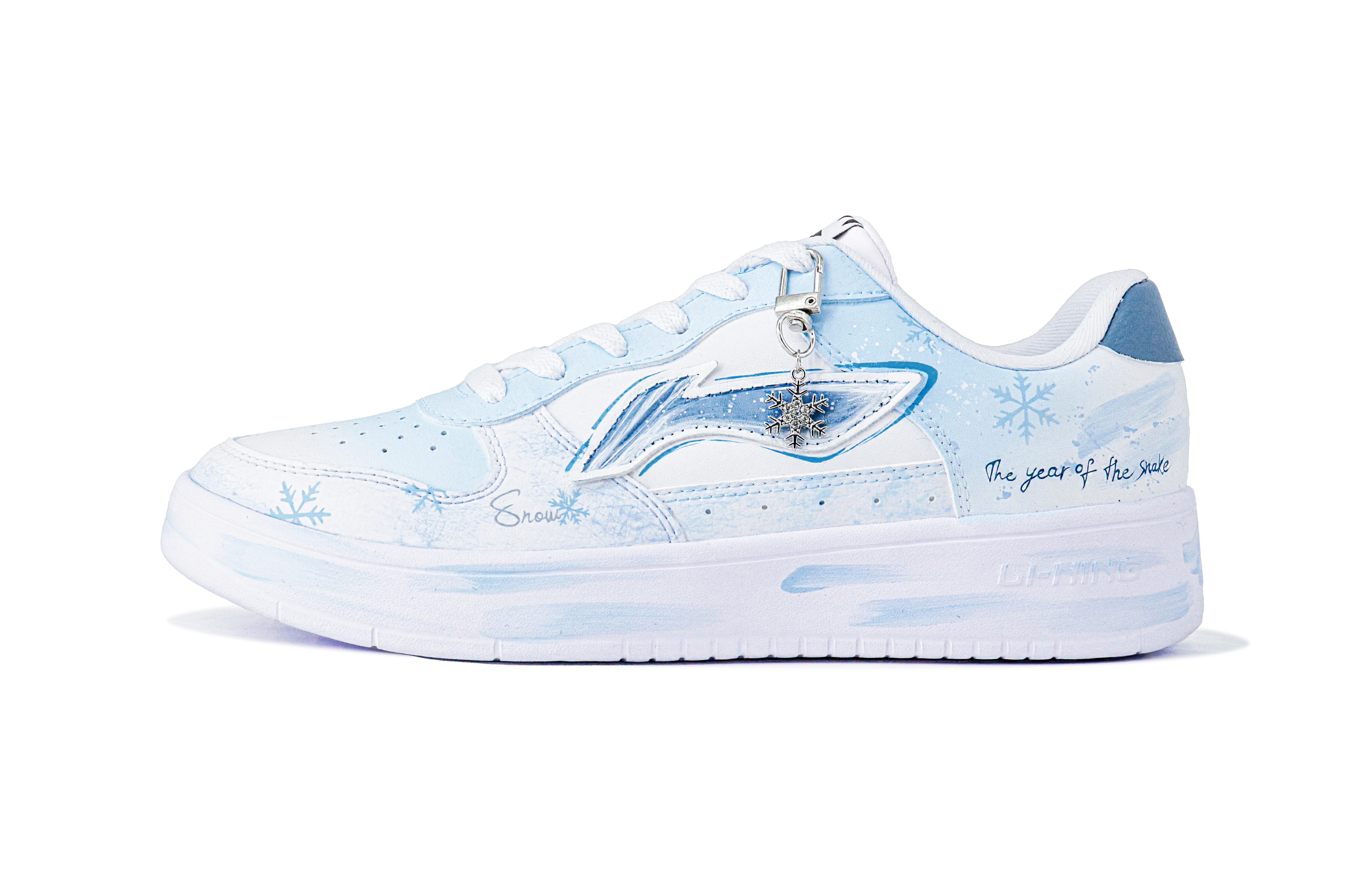 

LINING Кроссовки для скейтбординга Pontoon Boats, нескользящие, износостойкие, дышащие, с низким верхом, мужские, белые, синие