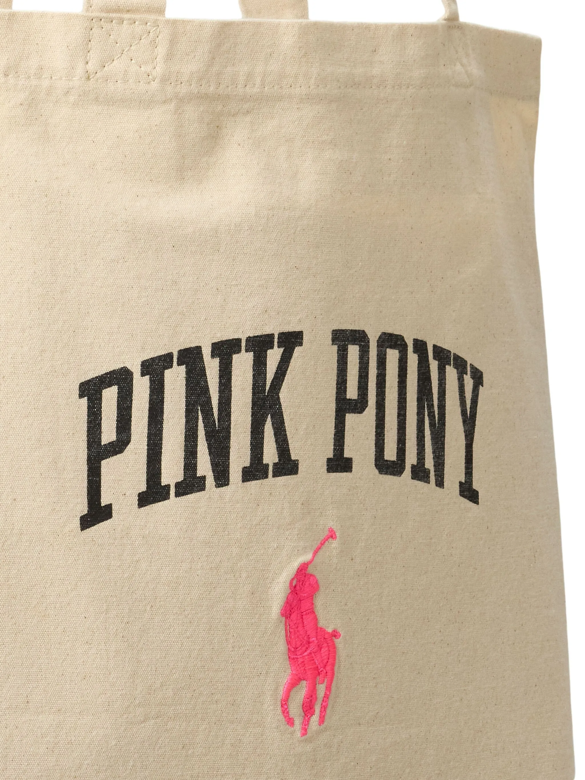 

Сумка-тоут Pony с логотипом Polo Ralph Lauren, бежевый