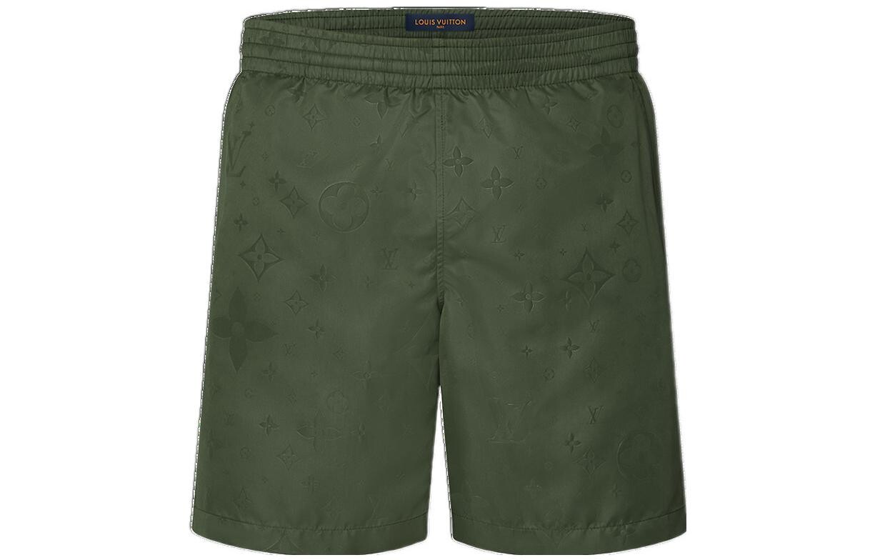 

Новые квартальные продукты LV Casual Shorts Men Green Louis Vuitton, зеленый