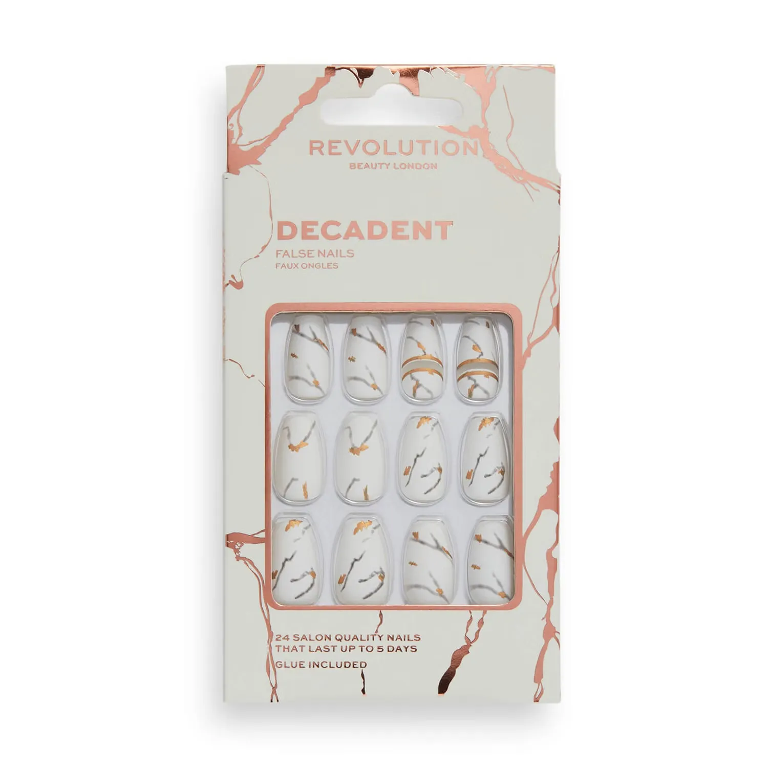 

Безупречные накладные ногти Декадент Makeup Revolution