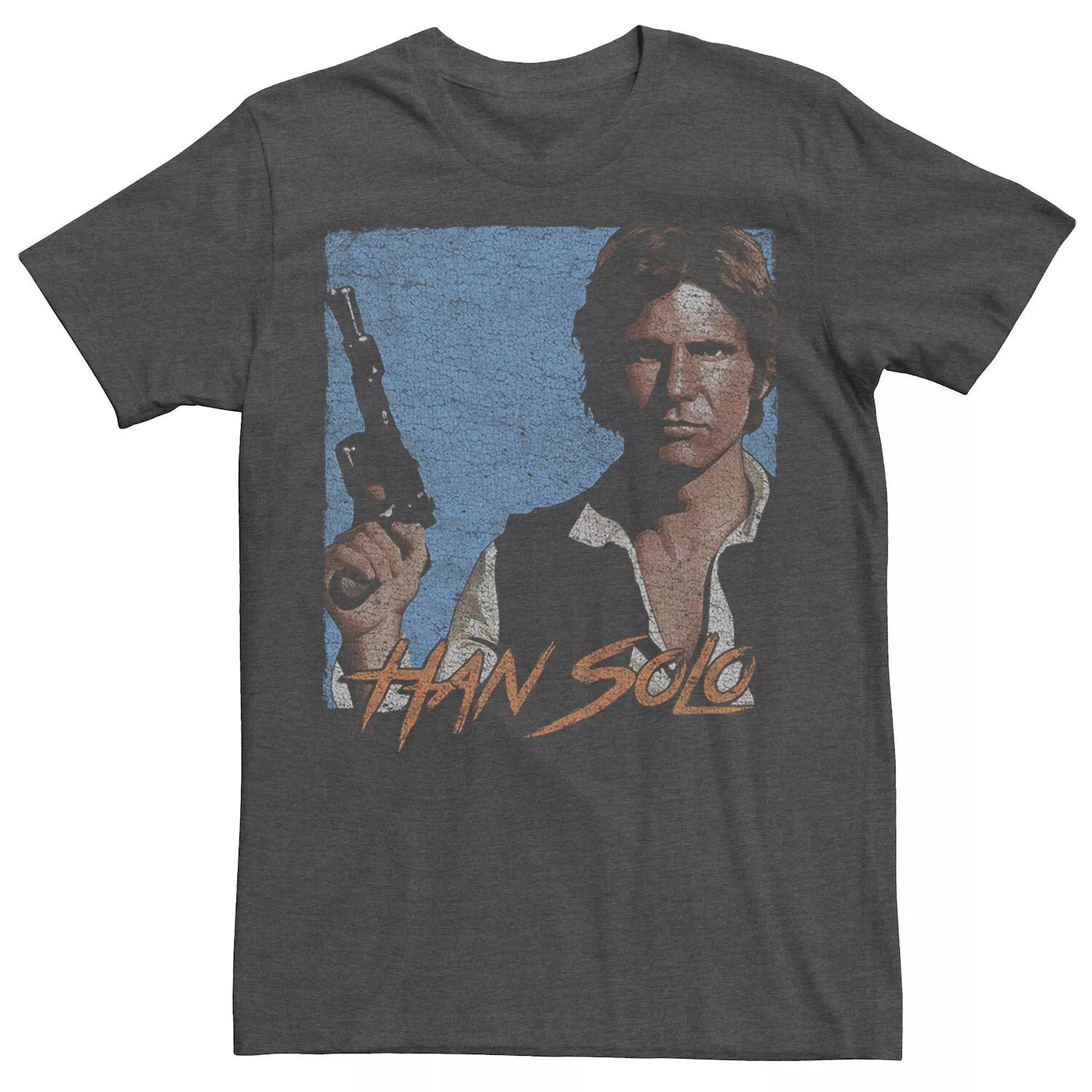 

Мужская футболка с рисунком Han Solo Blaster Portrait Star Wars