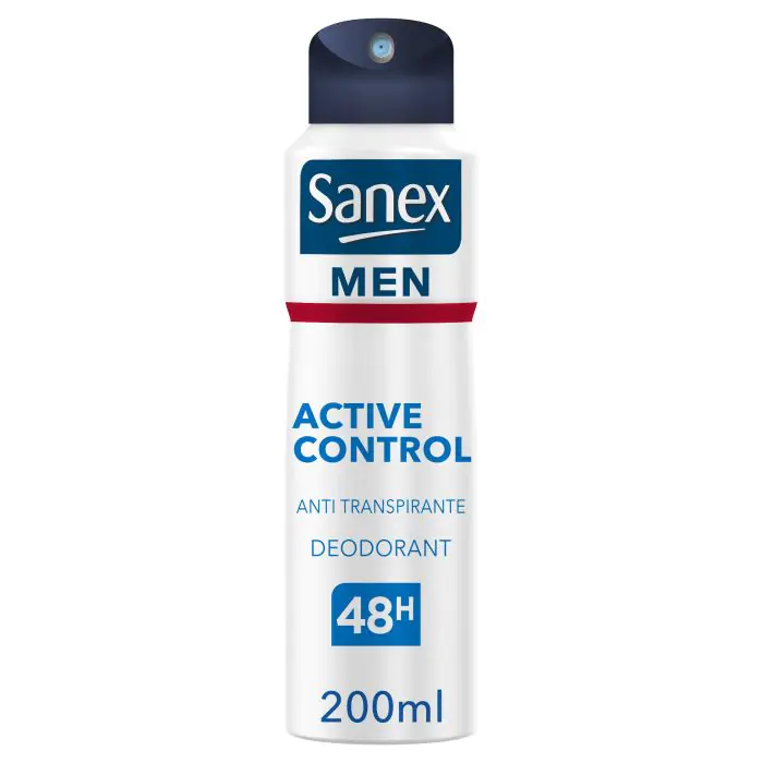 

Дезодорант desodorante spray hombre men active control 48h antitranspirante Sanex, объем 200 мл