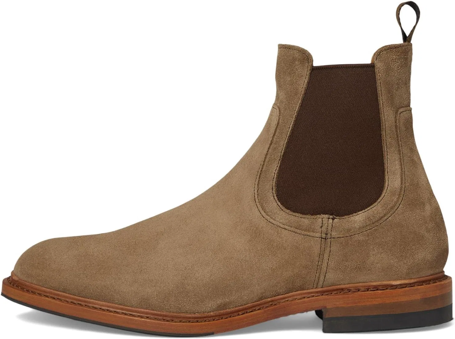 Ботинки челси Allen Edmonds, светло-коричневая замша — фото 4