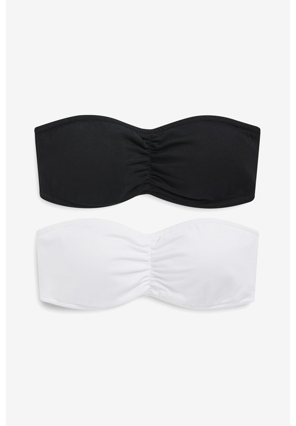 

Регулируемый бюстгальтер без бретелек JAMIE COTTON BANDEAU BRAS 2 PACK Next, черный