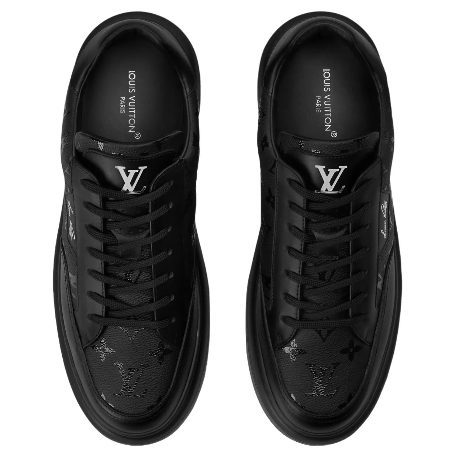 LOUIS VUITTON Кроссовки Beverly Hills Low top мужские черные — фото 4