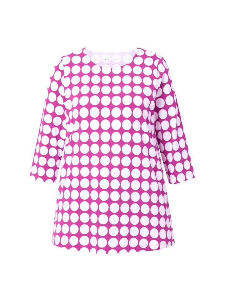 

Футболка Ulla Popken, цвет magenta