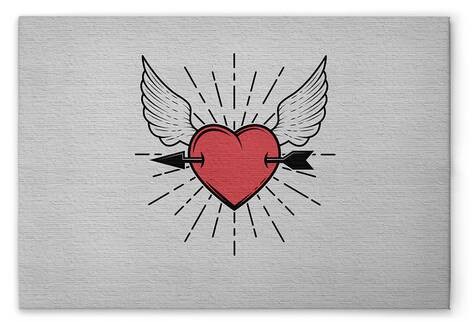 

Картина на холсте A.S. Création tattoo you 1 цвет graurotschwarzweiss