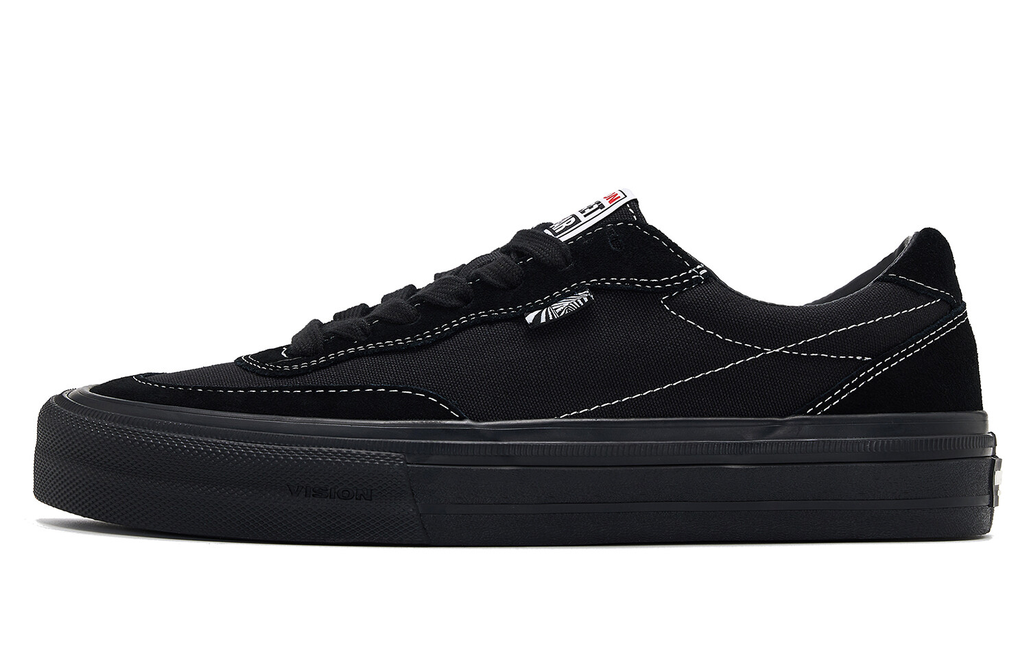 

Кроссовки для скейтборда унисекс с низким верхом черного цвета Vision Street Wear
