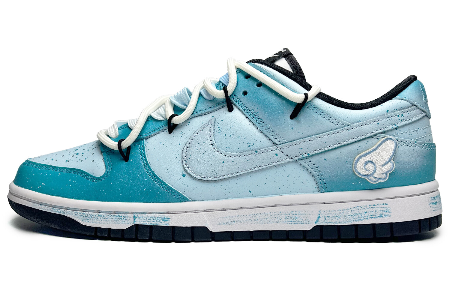 

Кроссовки Nike Dunk Skateboard Shoes Men Low-Top Blue White, Синий, Кроссовки Nike Dunk Skateboard Shoes Men Low-Top Blue White