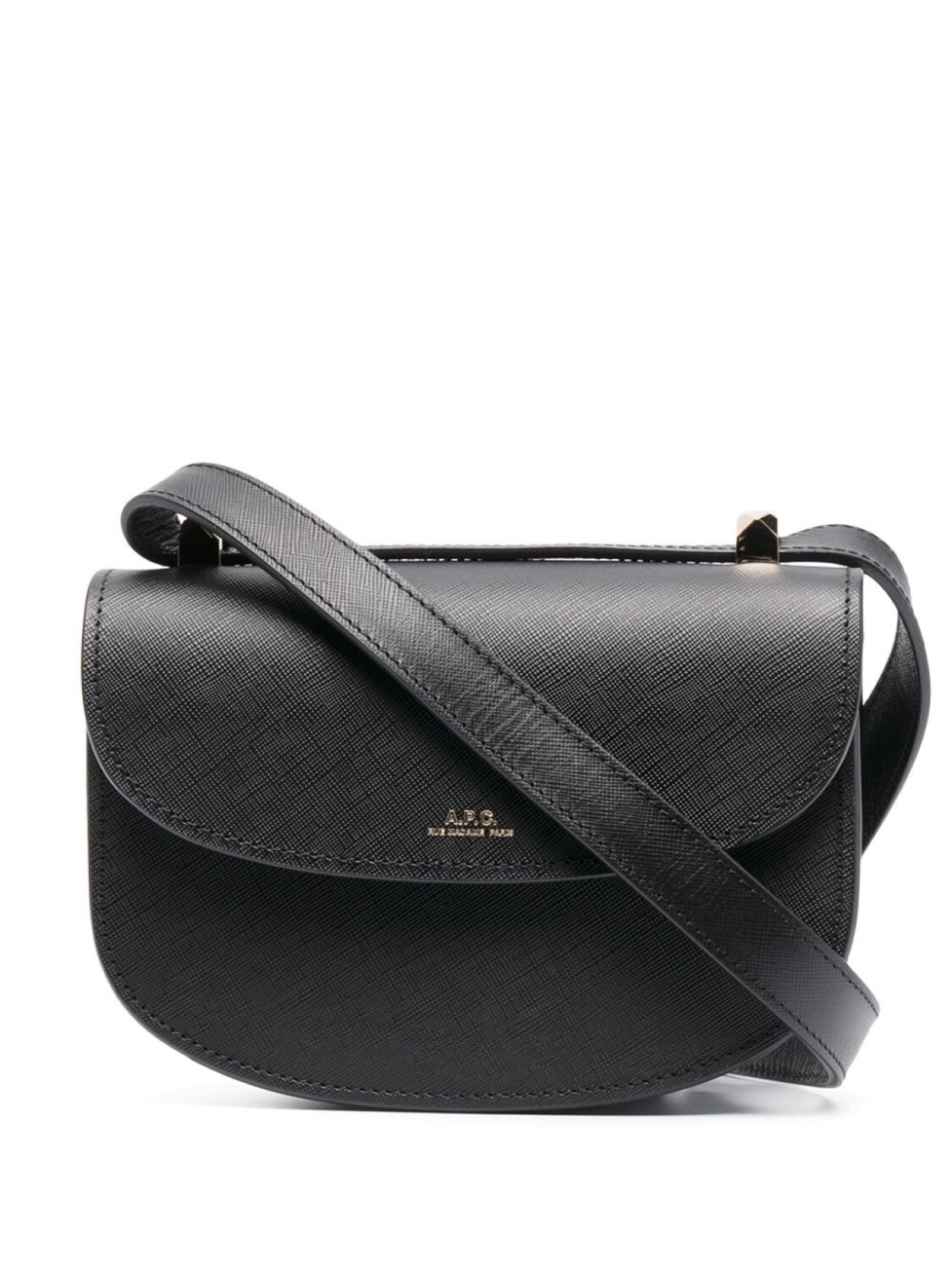 

A.P.C. сумка на плечо полукруглой формы, черный