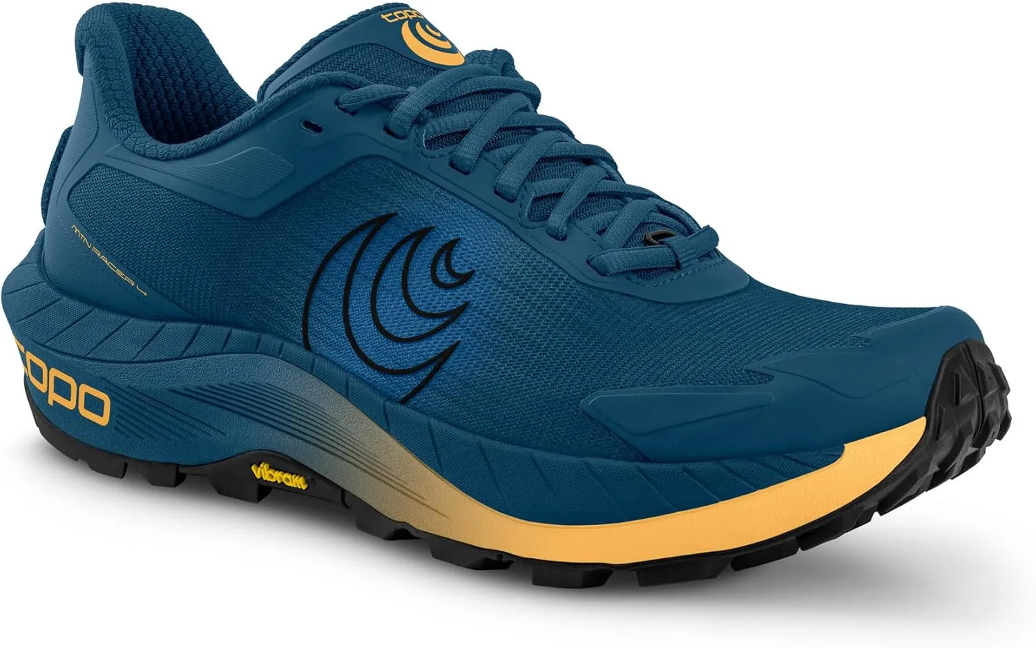 Мужские кроссовки Topo Athletic MTN Racer 4, темно-синий/оранжевый — фото 4