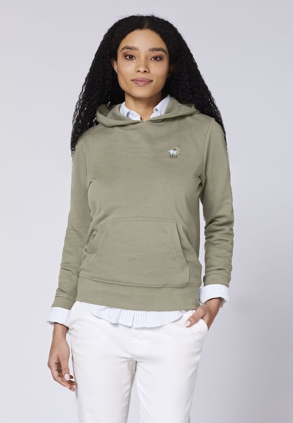 

Толстовка MIT LOGO - Hoodie Polo Sylt, зеленый