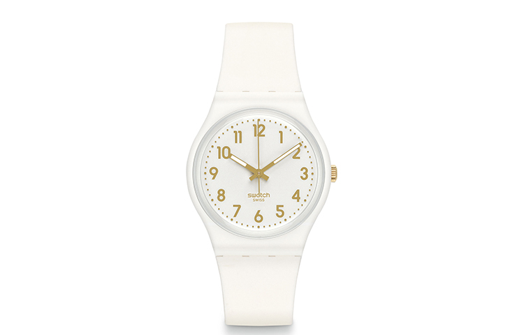 

Женские часы SWATCH GW164 34 мм белые