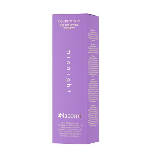 Гель для умывания Nacomi — Увлажняющий лица, Rich recovery midnight, 140 мл — фото 4