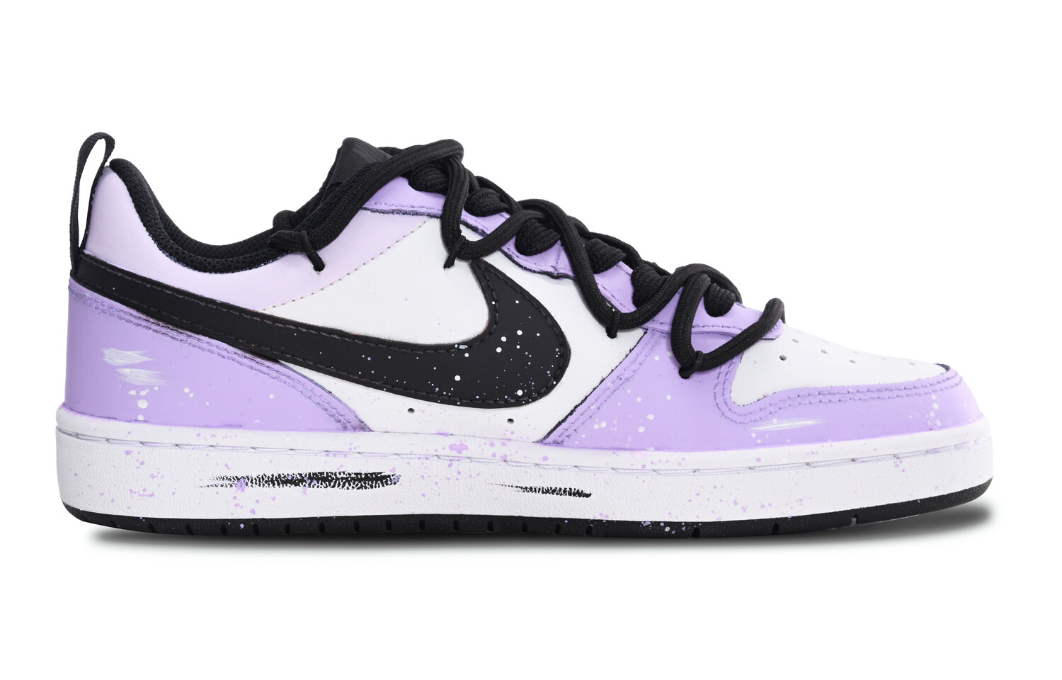 

Кроссовки Nike Court Borough Skateboard Shoes Women's Low-Top Black Purple, Фиолетовый, Кроссовки Nike Court Borough Skateboard Shoes Women's Low-Top Black Purple